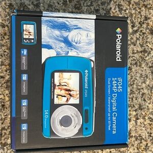Polaroid iF045 Dual Screen Blue Camera